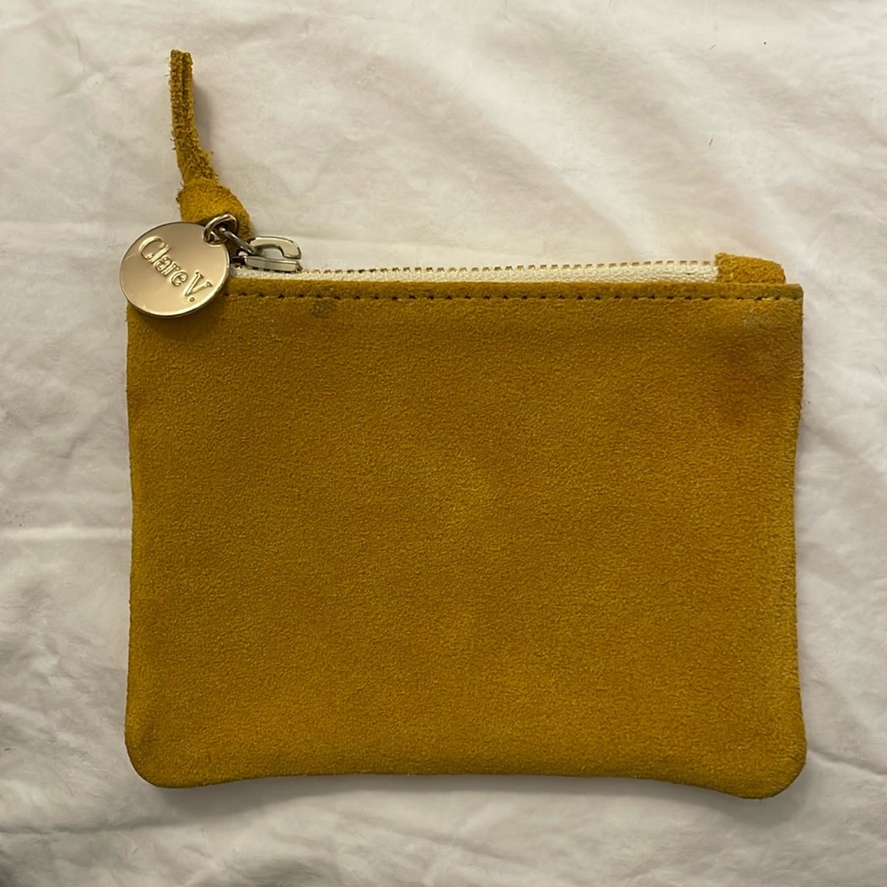 Clare V 2-toned Coin Clutch